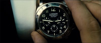 Watches in Movies - Transporter2 - Panerai Daylight