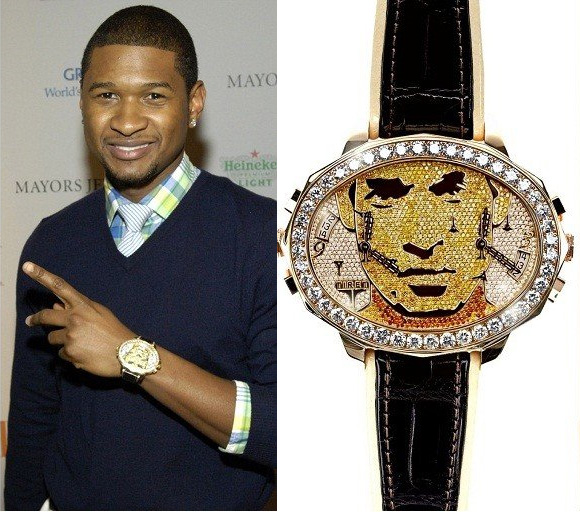 Tiret made a custom watch for Usher for $250,000