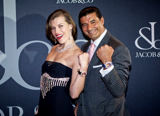 Milla Jovovich is a new face of Jacob and Co.