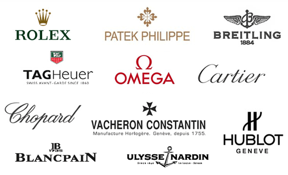 expensive watch brands logos