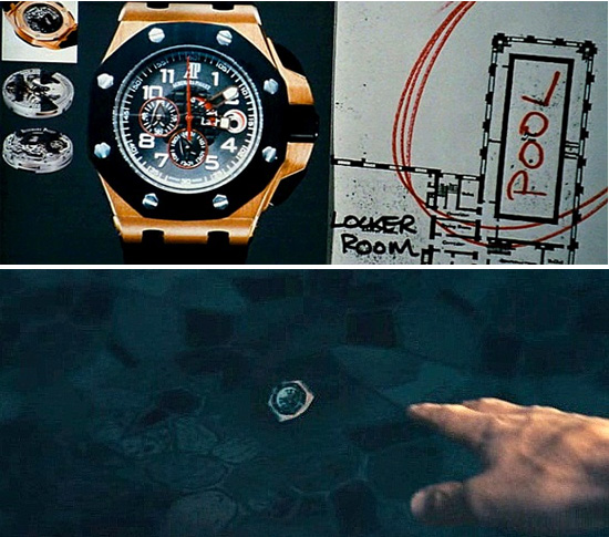 Watches in movies: Mechanic Audemars Piguet Royal Oak Alinghi