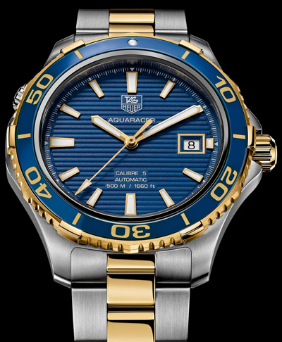 TAG-Heuer-Ceramic-Aquaracer-500M-blue-gold