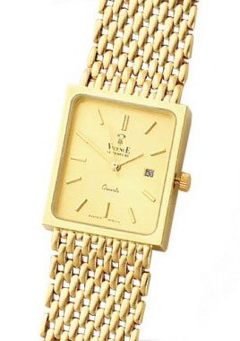 Yellow Gold Fancy Men’s Watch