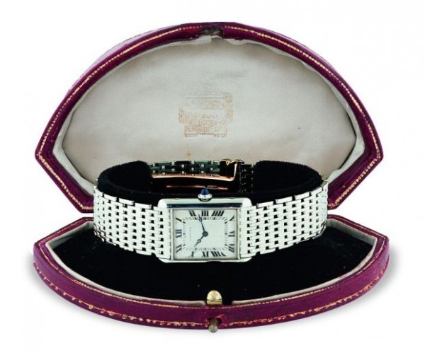 Vintage Louis Cartier Tank Platinum watch (1929)
